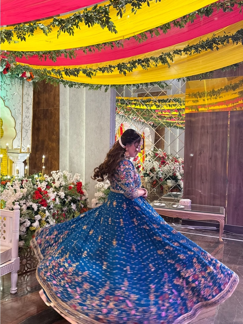 Mina Hasan Feroza Formal Anarkali Lehenga Set